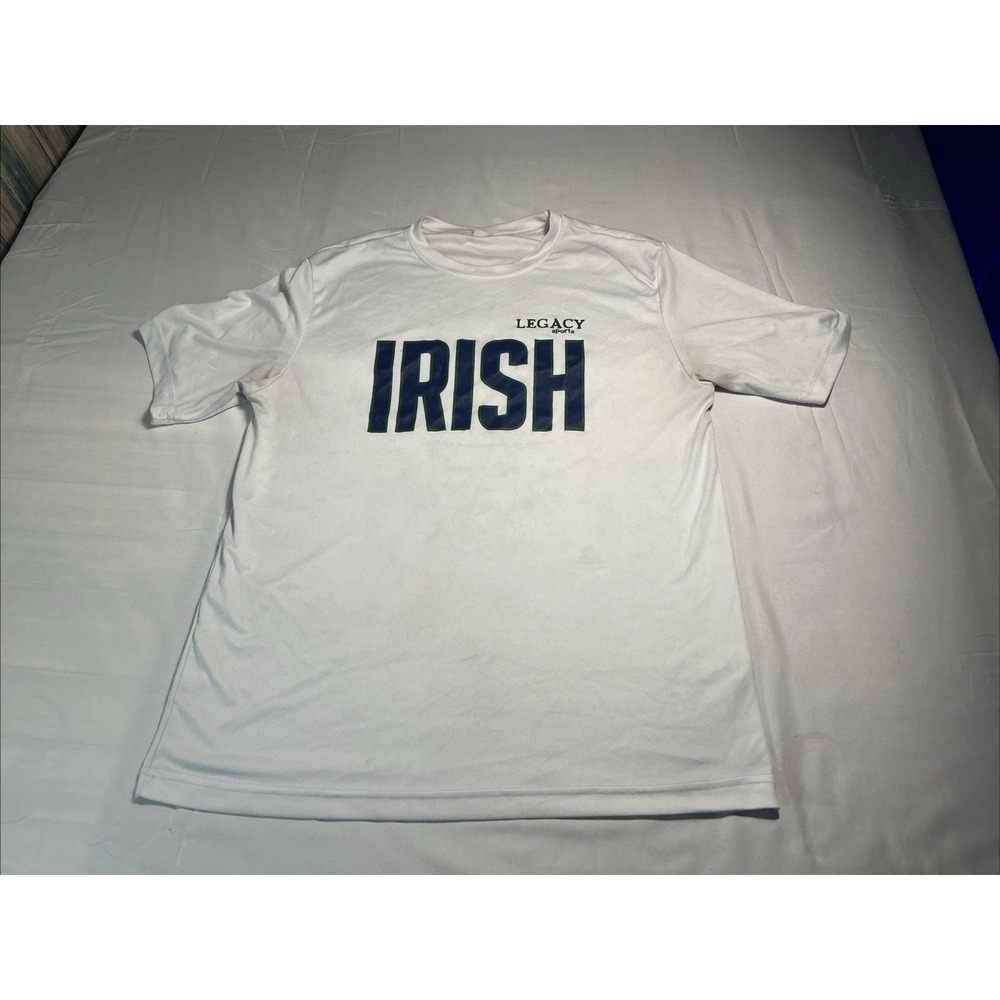 Legacy Irish Shirt Crew Neck Short Sleeve Workout Football Soccer Exercise(141)